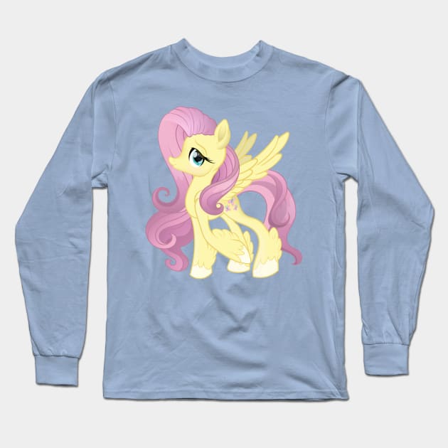 My Little Pony Fluttershy Long Sleeve T-Shirt by SketchedCrow